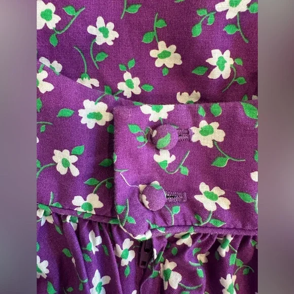 Vintage 1960s Lanz Originals Floral Sundress 💜🌿 - Picture 11 of 13